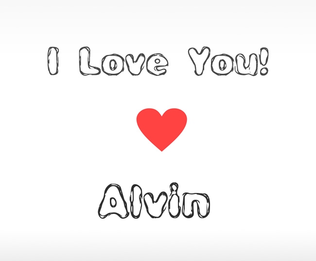I Love You Alvin
