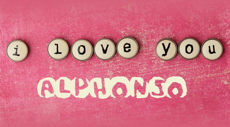 Images I Love You ALPHONSO