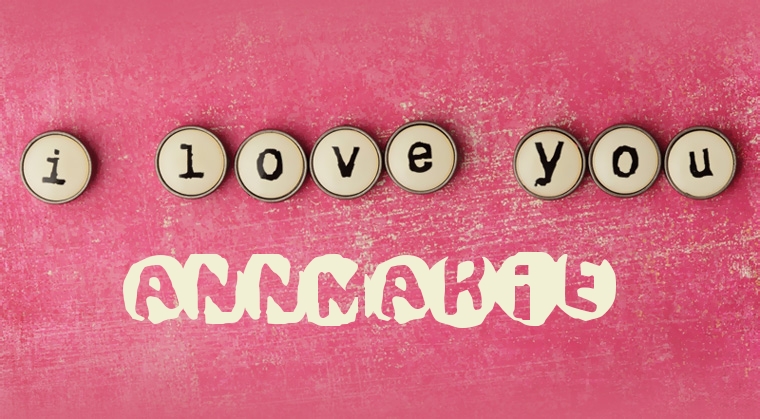 Images I Love You ANNMARIE