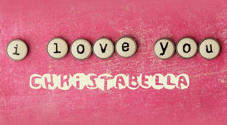 Images I Love You CHRISTABELLA