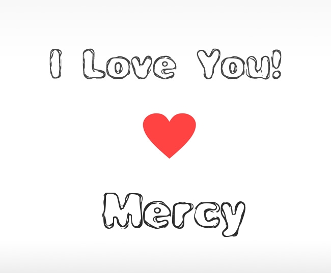 I Love You Mercy