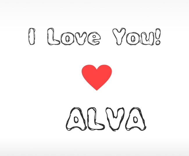I Love You Alva