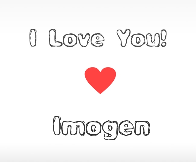 I Love You Imogen