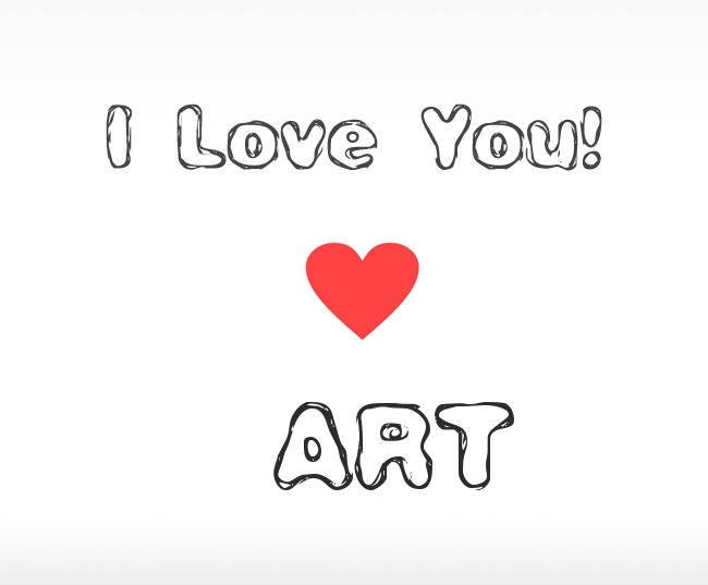 I Love You Art I Love You Art