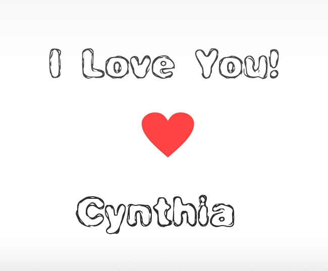 I Love You Cynthia