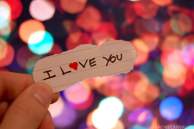 I love you!.