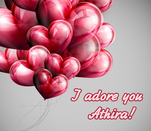 I adore you, Athira!