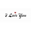 I Love You - text in pic