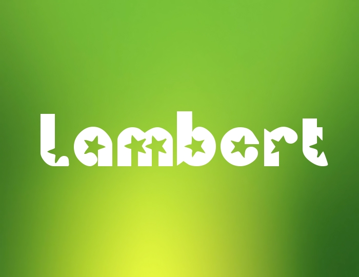 Images names Lambert.