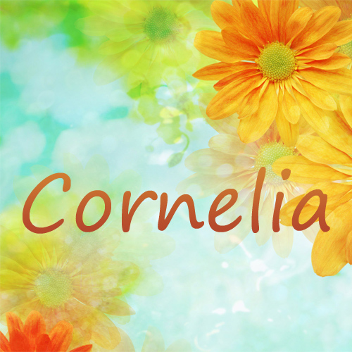 Pictures with name Cornelia.