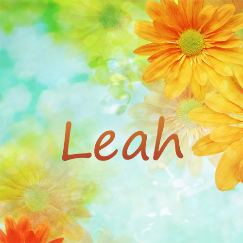 Pictures with name Leah.