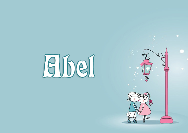 Pictures with names Abel.