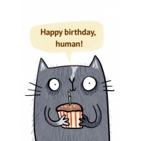 Happy birthday, human!