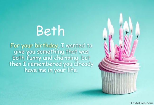 Happy Birthday Beth in pictures