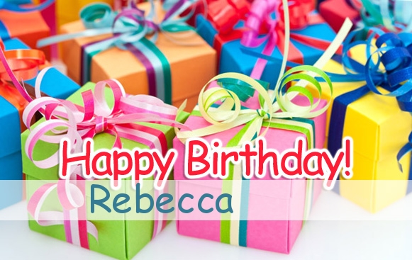 Happy Birthday Rebecca