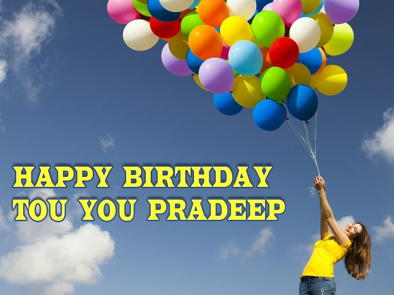 Happy Birthday to you Pradeep image