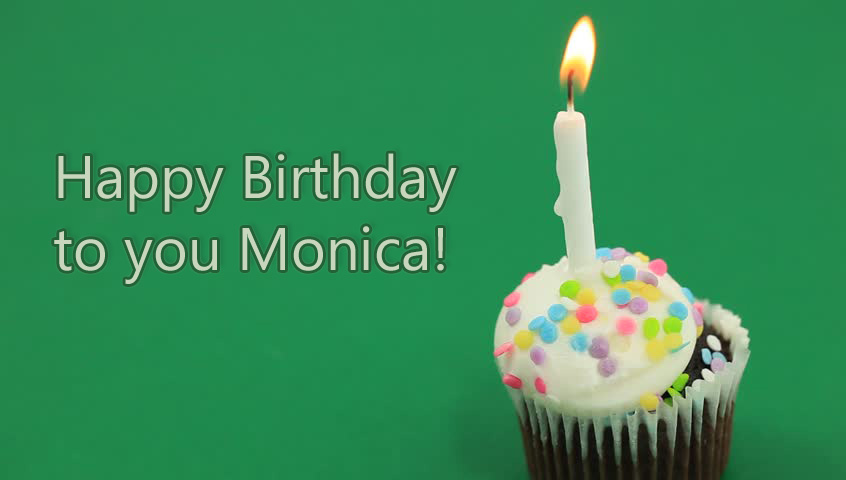 Happy Birthday to you Monica!