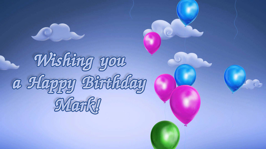 Wishes a Happy Birthday Mark!