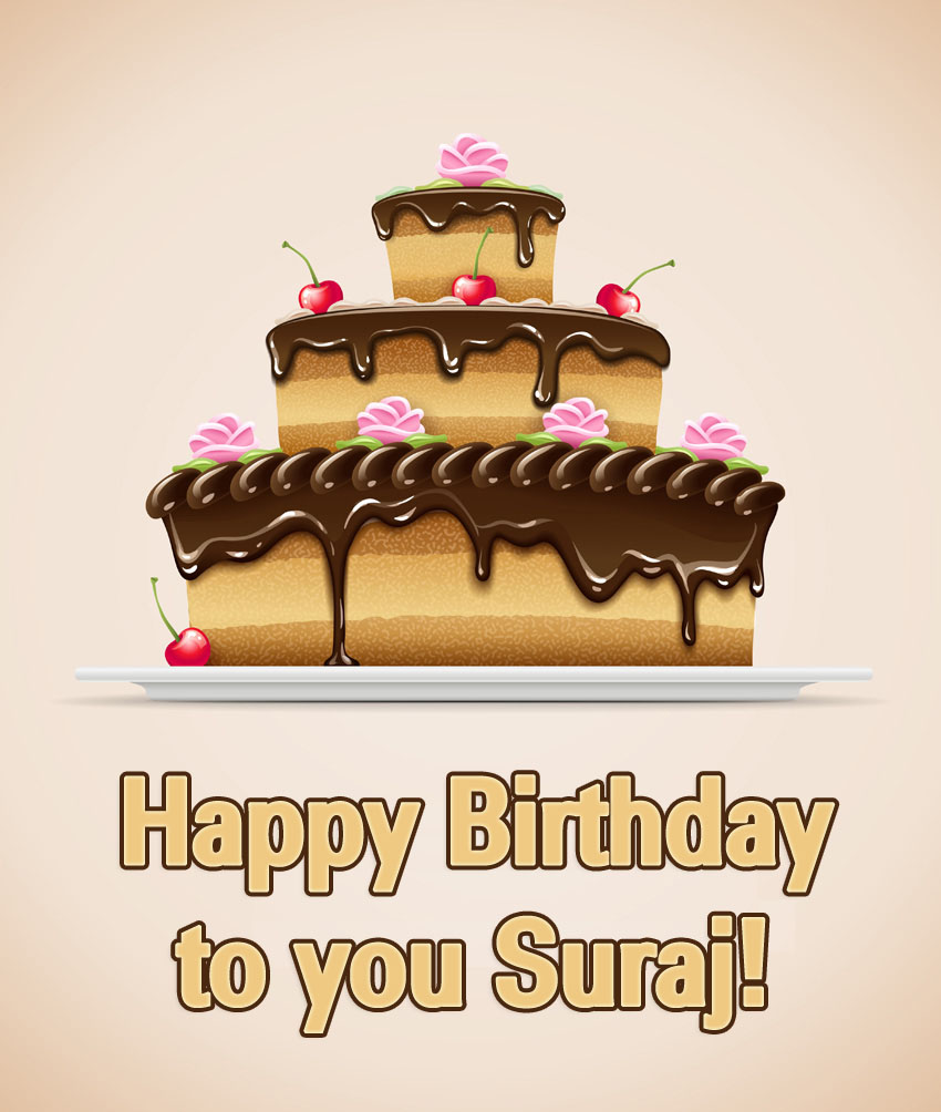 Suraj Happy Birthday to you!