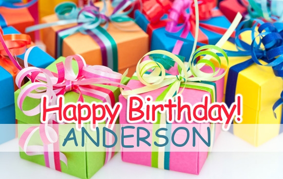 Happy Birthday Anderson