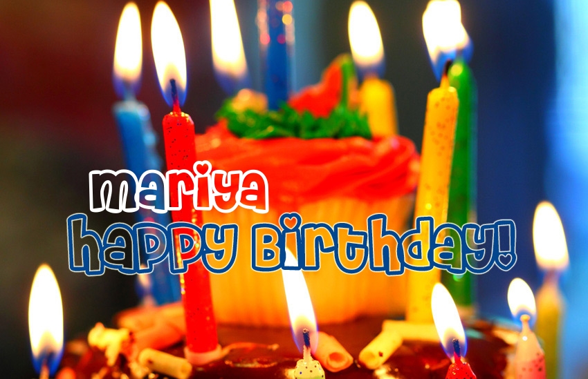 Happy Birthday Mariya image
