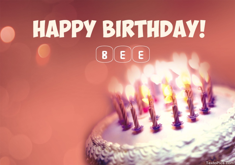 Download Happy Birthday card Bee free