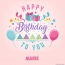 Marie - Happy Birthday pictures