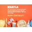 Congratulations for Happy Birthday of Khayla