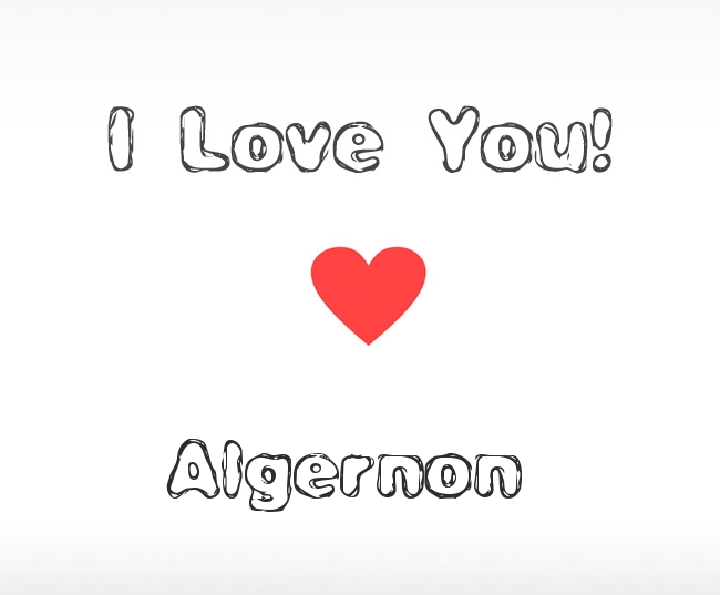 I Love You Algernon