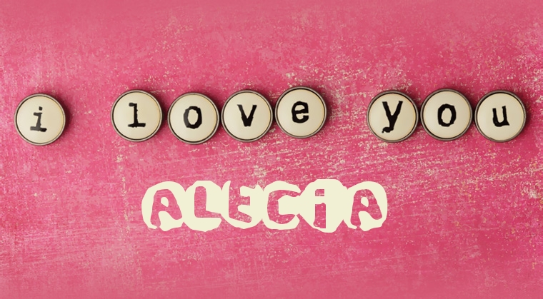 Images I Love You ALECIA