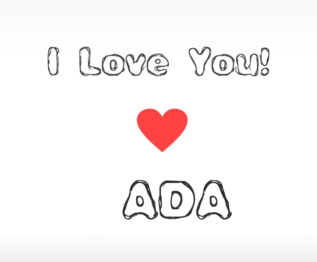 I Love You Ada