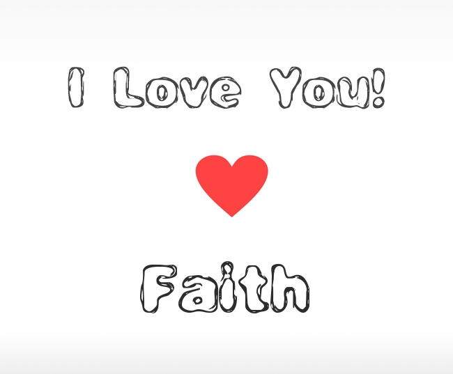 I Love You Faith