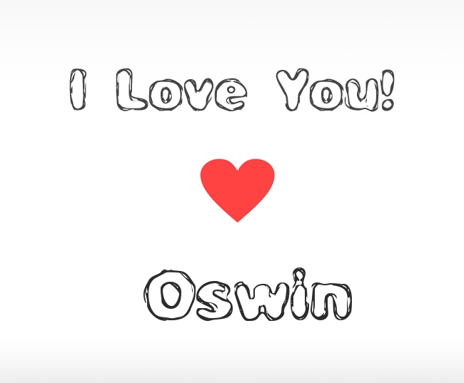 I Love You Oswin