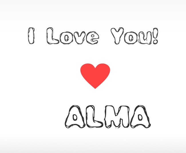 I Love You Alma