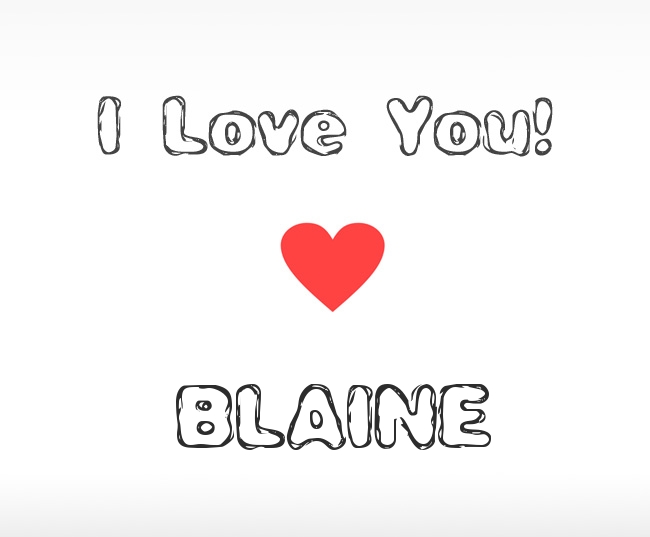 I Love You Blaine