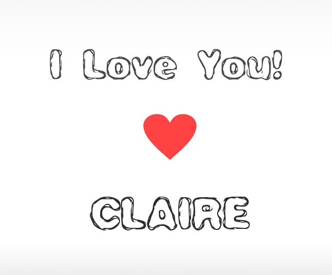 I Love You Claire