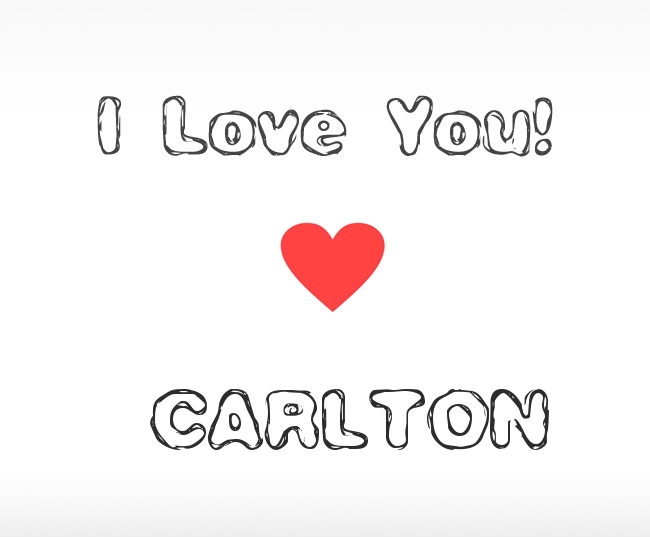 I Love You Carlton