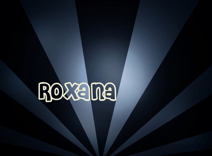 Pictures with names Roxana